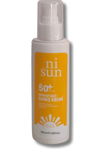 Nisun Mineral Güneş Kremi / Spf 50+ / Uva&uvb / 100 ml indirimleri