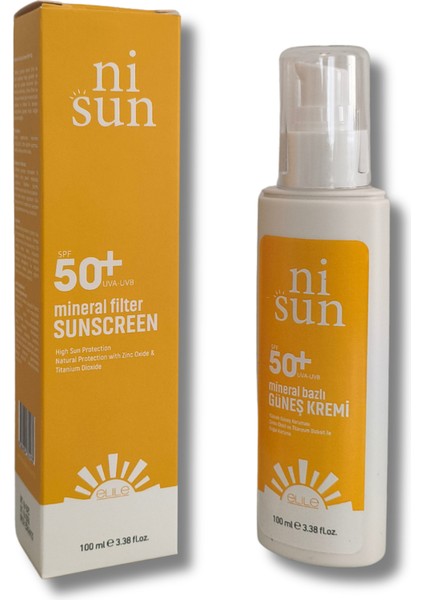 Nisun Mineral Güneş Kremi / Spf 50+ / Uva&uvb / 100 ml