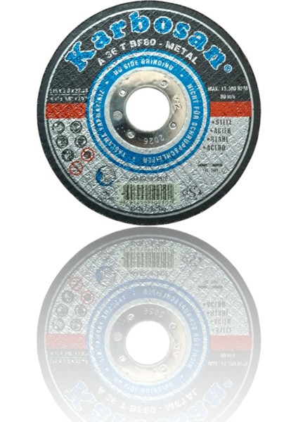 Metal Kesme Taşı 115X3.0X22 mm (10 Adet), Dayanıklı ve Yüksek Performanslı Ürün