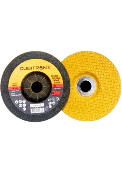 Esnek Taşlama Diski 125X3X22,23MM T27 Cubitron Iı 36+ Paket (10 Adet)