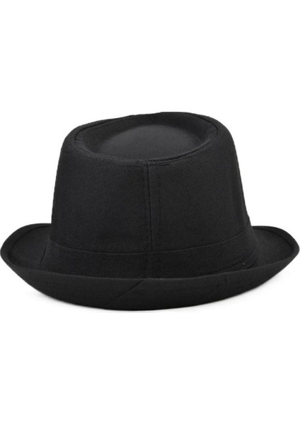 Çocuk Boy Siyah Kumaş Fötr Şapka Gösteri Şapkası Michael Jackson Şapkası 54 No NessiWorld modelleri