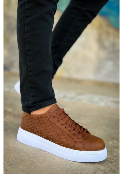 J203 Maglieria Ortopedik Taban Günlük Cilt Erkek Sneaker Spor Ayakkabı Cbt Taba fiyatları