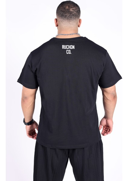 Oversize - Your Tshirt Piece Erkek Rahat Kalıp Sporcu Tişört - Fitness & Spor Giyim - %100 Pamuklu Kumaş fiyatları