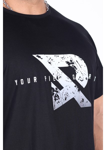 Oversize - Your Tshirt Piece Erkek Rahat Kalıp Sporcu Tişört - Fitness & Spor Giyim - %100 Pamuklu Kumaş indirimleri