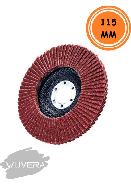 115 mm 60 Kum Flap Zımpara – Orta Kalınlıkta Aşındırıcı Zımpara Diski 1 Adet fiyatları