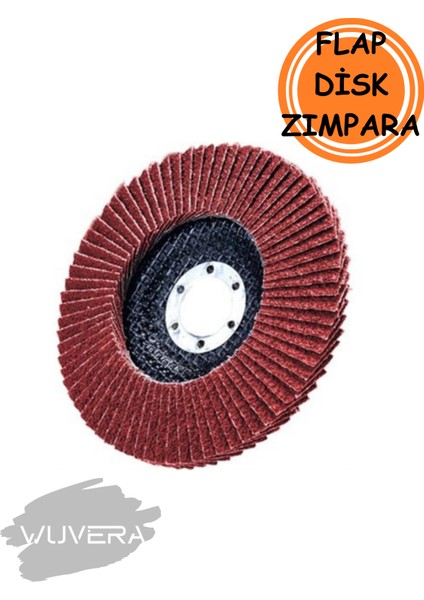 115 mm 60 Kum Flap Zımpara – Orta Kalınlıkta Aşındırıcı Zımpara Diski 1 Adet fırsatları