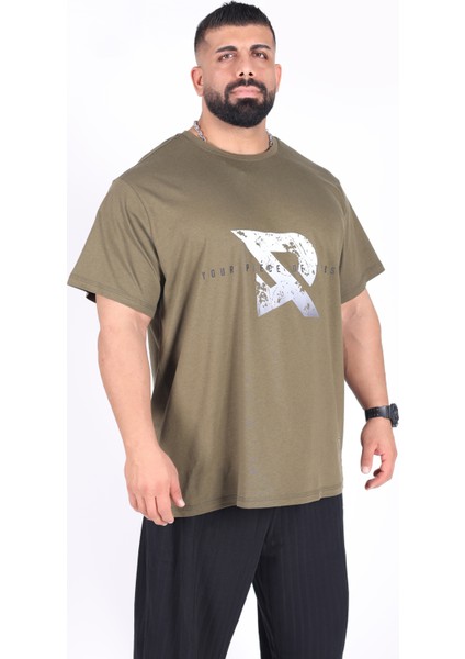 Oversize - Your Tshirt Piece Erkek Rahat Kalıp Sporcu Tişört - Fitness & Spor Giyim - %100 Pamuklu Kumaş modelleri