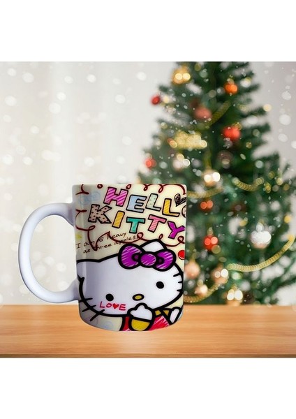 Hello Kitty Porselen Kupa