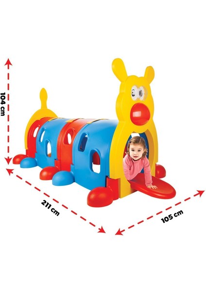 07 977 Pilsan Tırtıl Tünel 4 Bölmeli