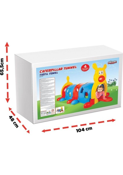 07 977 Pilsan Tırtıl Tünel 4 Bölmeli