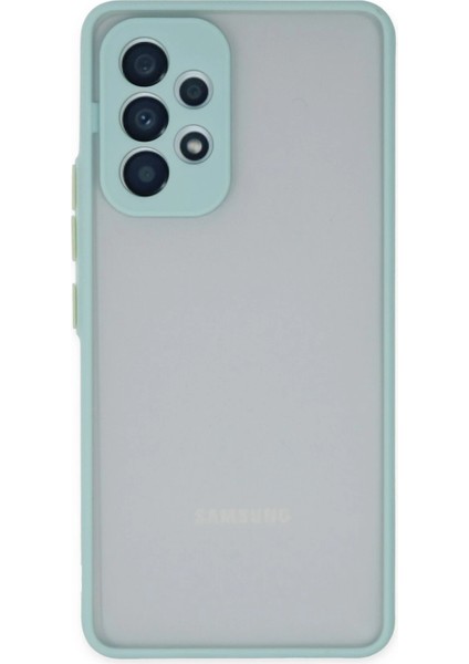 Samsung Galaxy A13 4g Kılıf Montreal Silikon Kapak - Turkuaz Svlrs