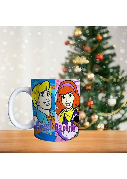Scooby Doo ve Arkadaşları Porselen Kupa