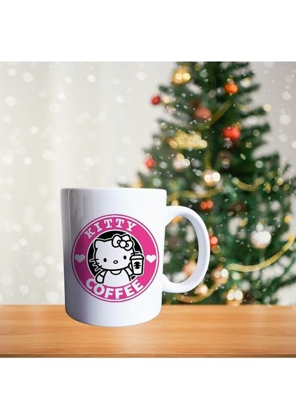 Hello Kitty Yazılı Porselen Kupa fiyatları