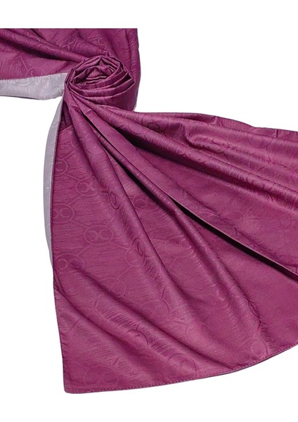 Leila Çift Taraflı Jakarlı Desenli Ipeksi Şal – 75X190 cm modelleri