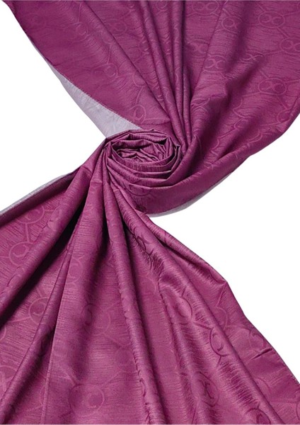 Leila Çift Taraflı Jakarlı Desenli Ipeksi Şal – 75X190 cm fırsatları