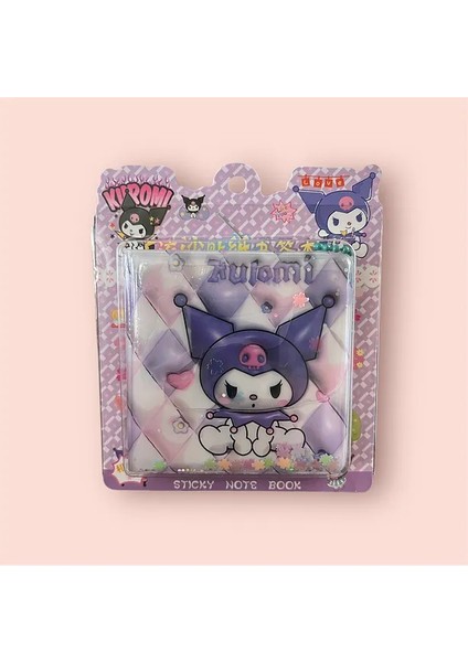 Kuromi Sanrio My Melody Cinnamoroll Pompompurin Hello Kitty Mini Sulu Sticker Defter Not Defteri Anahtarlık