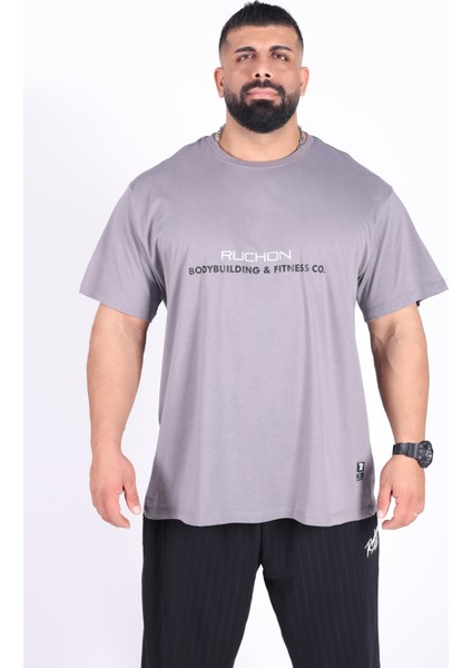 Oversize - Tshirt Inside You Erkek Rahat Kalıp Sporcu Tişört - Fitness & Spor Giyim - %100 Pamuklu Kumaş