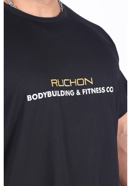 Oversize - Tshirt Inside You Erkek Rahat Kalıp Sporcu Tişört - Fitness & Spor Giyim - %100 Pamuklu Kumaş indirimleri