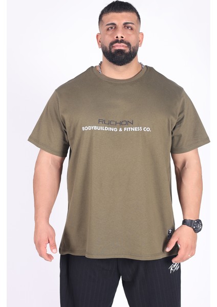 Oversize - Tshirt Inside You Erkek Rahat Kalıp Sporcu Tişört - Fitness & Spor Giyim - %100 Pamuklu Kumaş