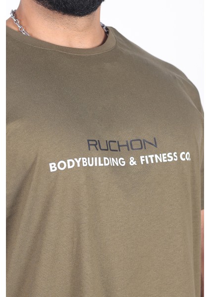 Oversize - Tshirt Inside You Erkek Rahat Kalıp Sporcu Tişört - Fitness & Spor Giyim - %100 Pamuklu Kumaş