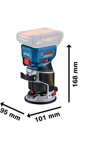 Gkf 18V-8 1x4 Ah Procore Akülü Avuç Içi Dik Freze modelleri
