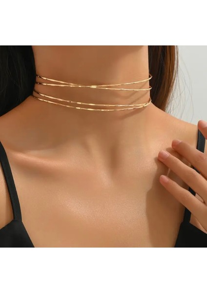 Çapraz Tel Choker