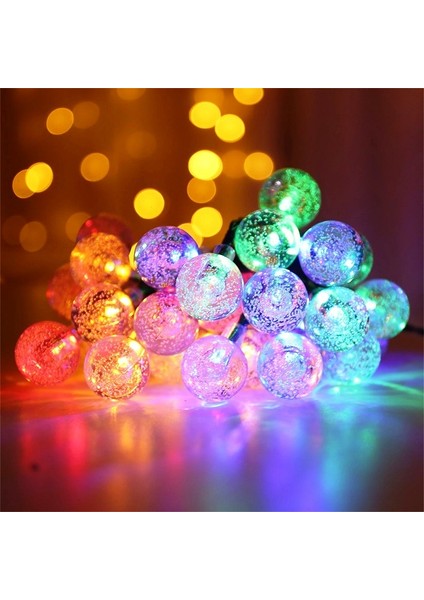 Vıp Kalite Renkli Kristal Top LED Işık Crystal LED Light Ball Yılbaşı Ağacı Işığı Renkli Noel Işığı fiyatları
