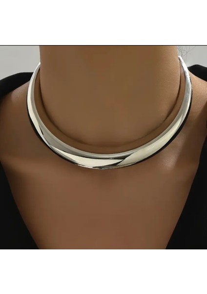 Altın Kaplama Gold Choker Kolye