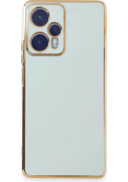 Xiaomi Poco F5 Kılıf Volet Silikon - Açık Yeşil Mrayd