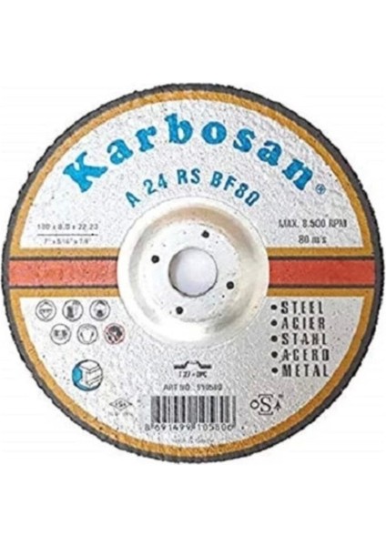 Aşlama Taşı Seti 180X8X22.23, 5'li Paket