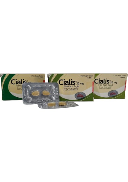 CİALİS_20 Mg 4'lü 3 Kutu Kullanım Viagra7