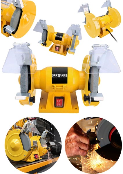 150 mm Turbo Taşlama Motoru, Çok Işlevli Güçlü Bileme ve Kesim Aracı