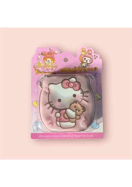 Kuromi Sanrio My Melody Cinnamoroll Pompompurin Hello Kitty Mini Squishy Not Defteri Sukuşi Anahtarlık