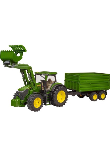 BR03155 John Deere 7r 350 Kepçeli Traktör ve Römork