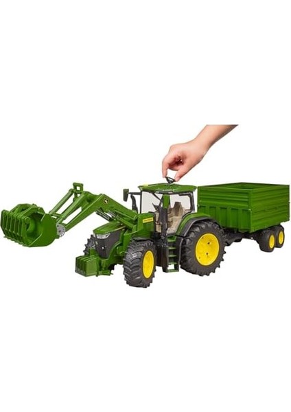 BR03155 John Deere 7r 350 Kepçeli Traktör ve Römork modelleri