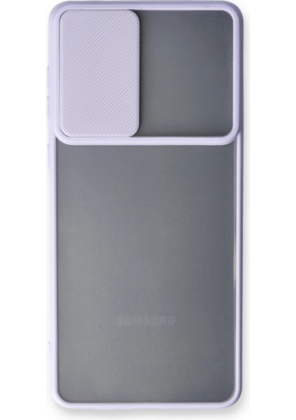 Samsung Galaxy A33 5g Kılıf Palm Buzlu Kamera Sürgülü Silikon - Lila Svlrs fiyatları
