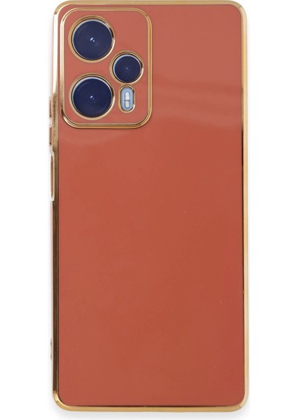 Xiaomi Poco F5 Kılıf Volet Silikon - Kırmızı Mrayd