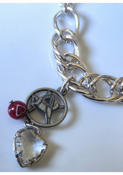 Aksesuar Unisex Bileklik Gümüş Rengi Oğlak Burcu modelleri