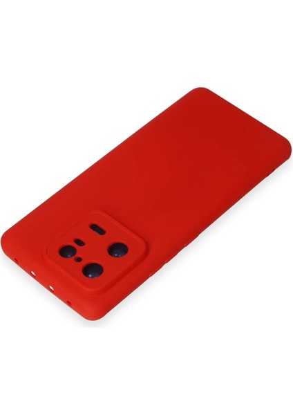 Xiaomi Mi 13 Pro Kılıf Nano Içi Kadife Silikon - Kırmızı Svlrs modelleri