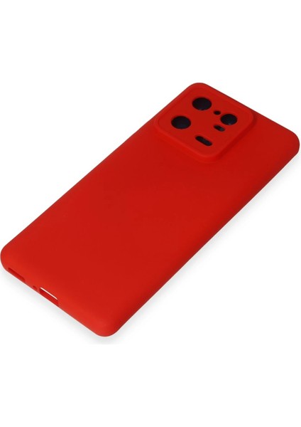 Xiaomi Mi 13 Pro Kılıf Nano Içi Kadife Silikon - Kırmızı Svlrs fırsatları