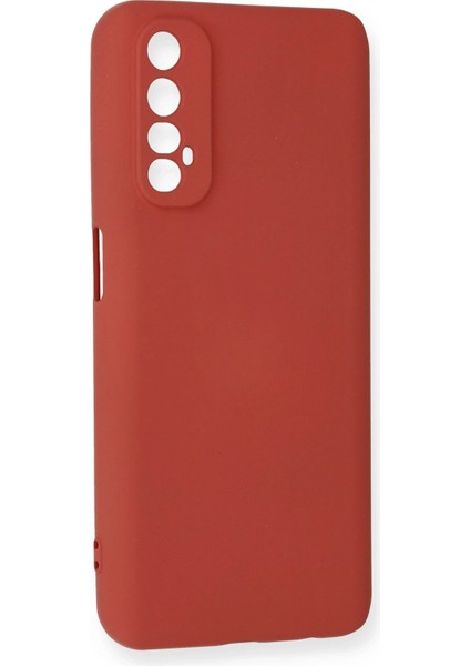 Realme 7 Kılıf Nano Içi Kadife Silikon - Kiremit Svlrs fiyatları