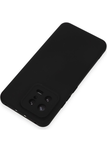 Xiaomi Mi 13 Kılıf Nano Içi Kadife Silikon - Siyah Svlrs modelleri