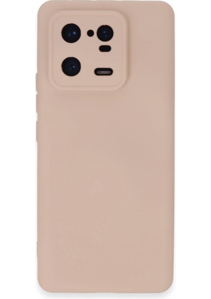 Xiaomi Mi 13 Pro Kılıf Nano Içi Kadife Silikon - Pudra Svlrs