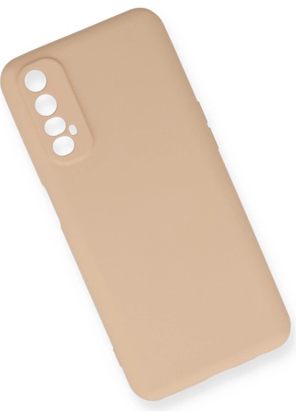Realme 7 Kılıf Nano Içi Kadife Silikon - Pudra Svlrs modelleri