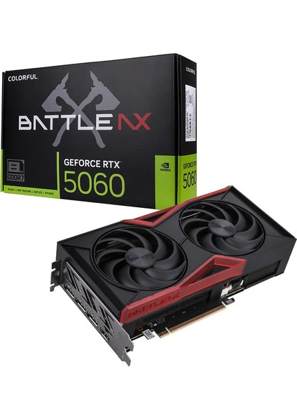 Battleax Geforce Rtx 5060 Nb Duo 8gb-V Gddr7 128BIT 8gb Gaming (Oyuncu) Ekran Kartı