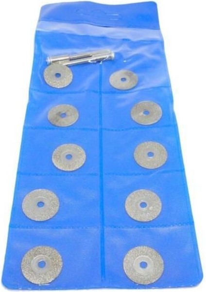 Mini Elmas Taşlama Diski, 10 Adet, 16 Mm, Hassas Kesim ve Taşlama Için Ideal.