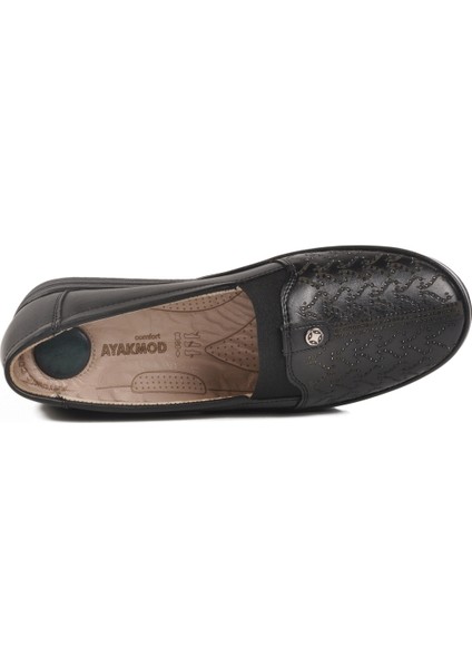 Siyah Jel Tabanlı Kadın Günlük Ayakkabı 236 Z fırsatları