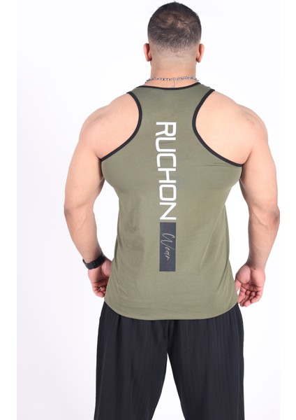 Tank Top Athlete - Ruchon Wear Erkek Rahat Fit Sporcu Atlet - Fitness & Antrenman Giyim - %100 Pamuklu Kumaş fiyatları
