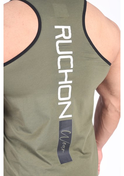 Tank Top Athlete - Ruchon Wear Erkek Rahat Fit Sporcu Atlet - Fitness & Antrenman Giyim - %100 Pamuklu Kumaş