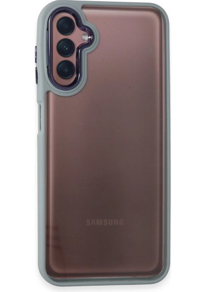 Samsung Galaxy A24 4g Kılıf Dora Kapak - Sierra Blue Svlrs